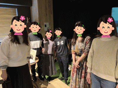 女子ゴルフサークル　忘年会